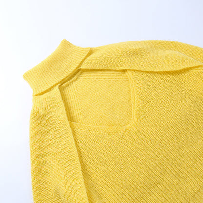Casual Turtleneck Knitting Top Sweaters