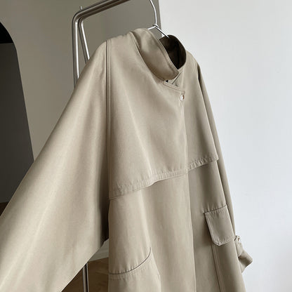 Casual Fashion Women Long Overcoats with Belt
