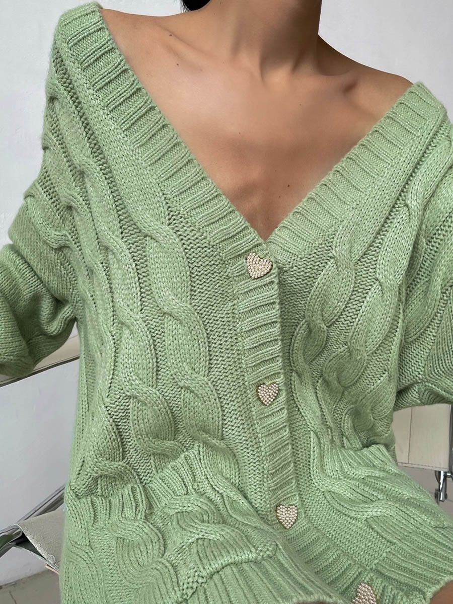 Casual Loose Knitting Women Fall Cardigan Overcot-STYLEGOING