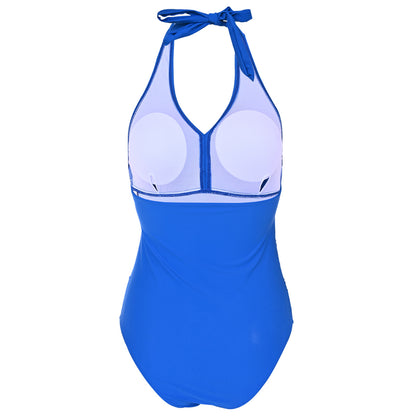 Sexy Halter Floral Print One Piece Swimwear