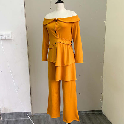 Designed Fashion Women Blazers & Pants Outfits