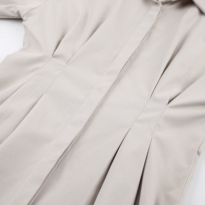 Vintage Long Sleeves Short Shirts Dresses