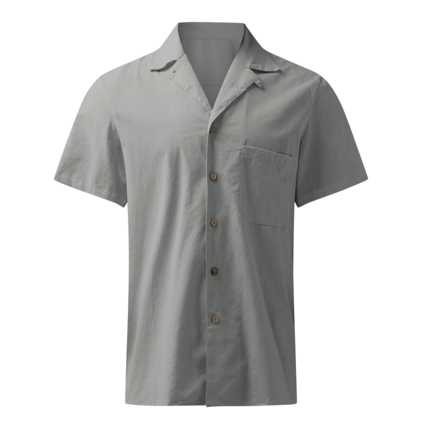 Casual Linen Short Sleeves Shirts for Men