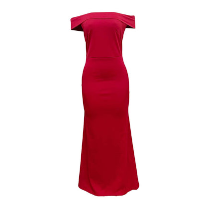 Off The Sholuder Plus Sizes Long Party Dresses for Women