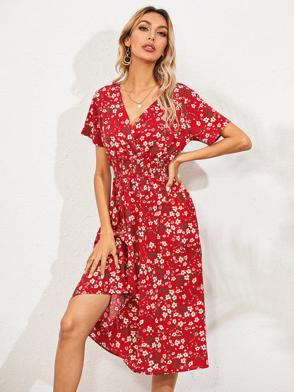 Summer Daily Short Sleeves Sun Dresses