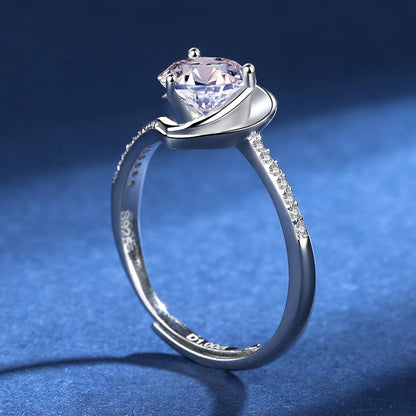 Fashion Sweetheart Design Silver Rings for Women