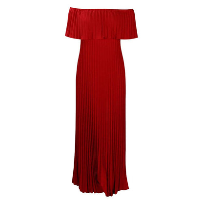 Summer Sexy Off The Shoulder Stapless Long Dresses