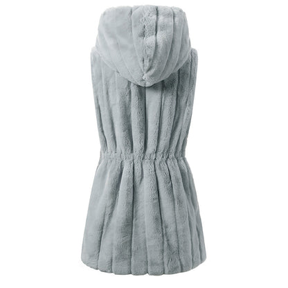 Fashion Artificial Fur Winter Sleeveless Vest