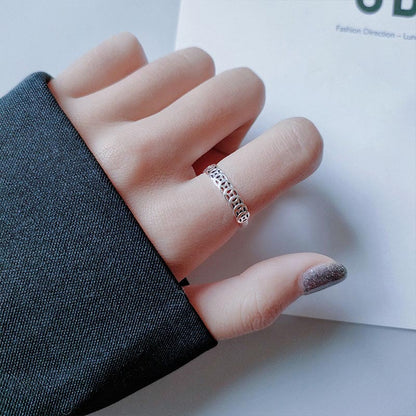 Good Fortune Designed Sliver Rings for Women
