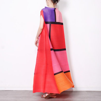 Summer Round Neck Long Dresses-STYLEGOING