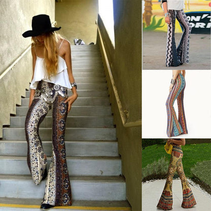 Vintage Women Sheath High Waist Trousers-STYLEGOING