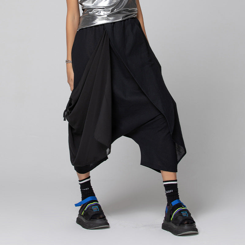 Designed Chiffon Harem Pants for Women