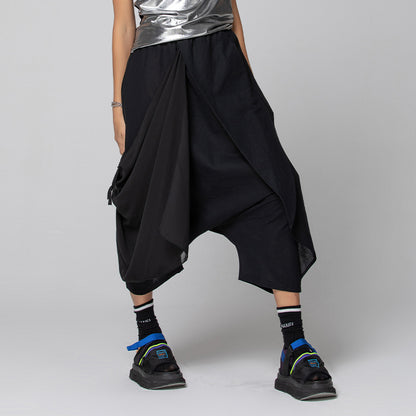 Designed Chiffon Harem Pants for Women