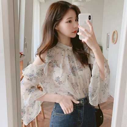 Casual Chiffon Summer Women Shirts