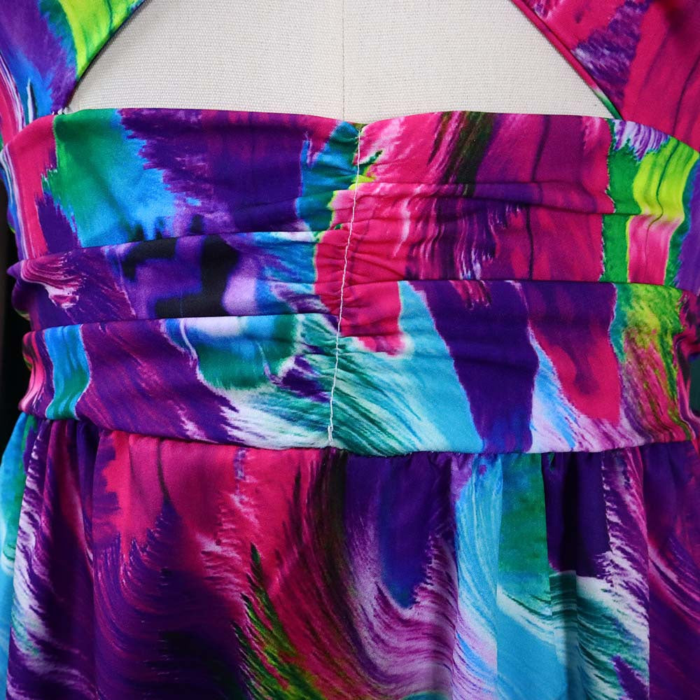 Sexy Floral Print Summer Long Holiday Dresses