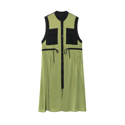Fashion Summer Sleeveless Long Shirts Dresses