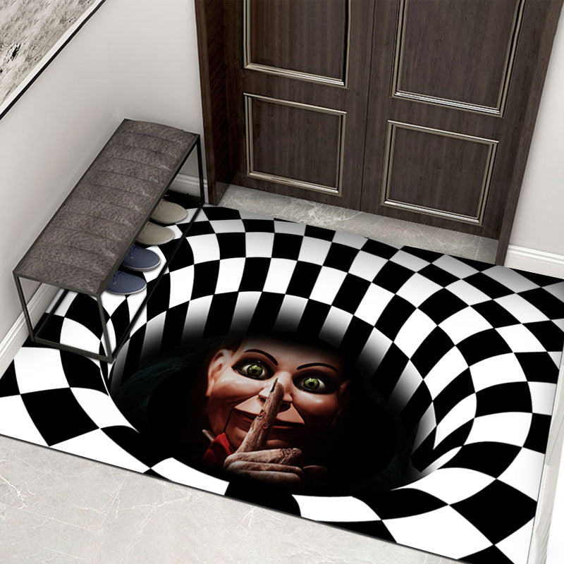3D Horrible Design Halloween Door Mats