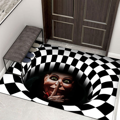 3D Horrible Design Halloween Door Mats