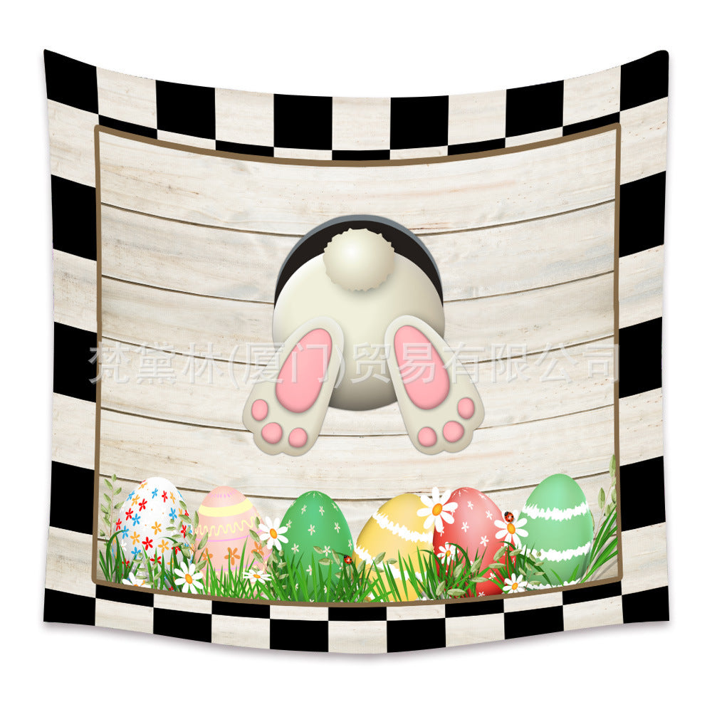 Happy Easter Day Room Wall Tapestry for Decoration