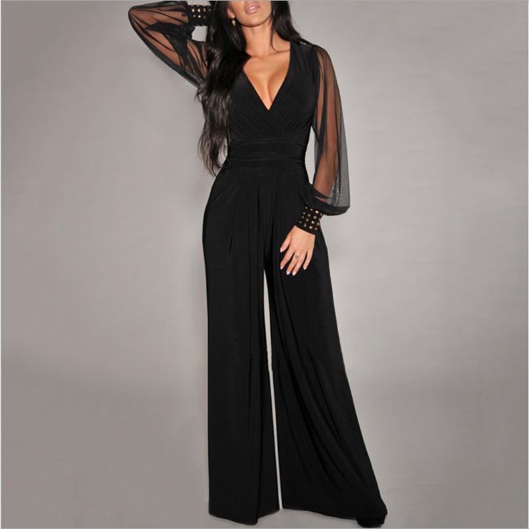 Plus Size Slim Waist Sexy Jumpuits-STYLEGOING