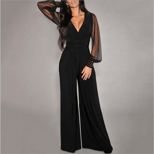 Plus Size Slim Waist Sexy Jumpuits-STYLEGOING