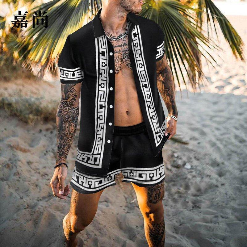 Summer Men's T-shirts&Short Pants Suits-STYLEGOING