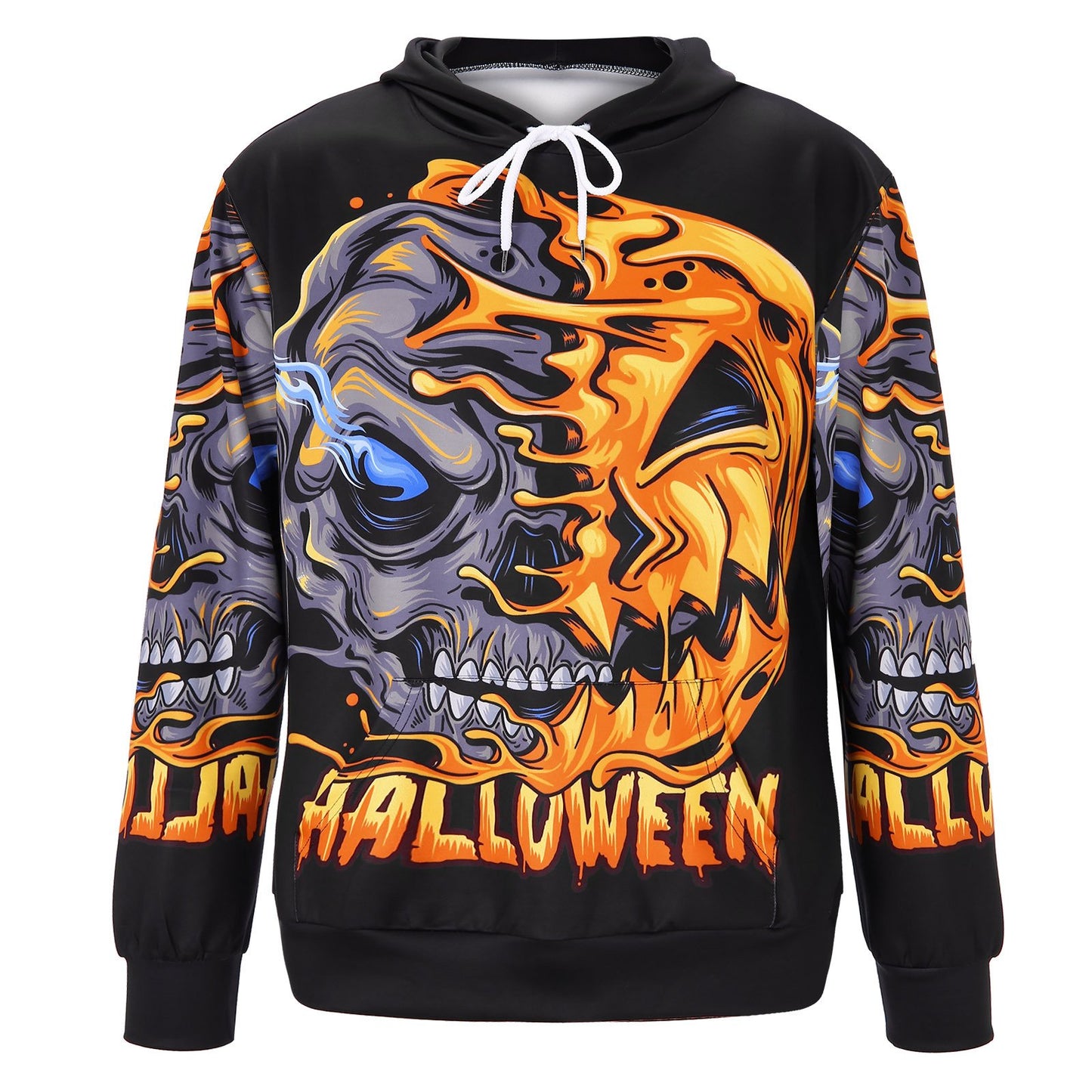 Happy Halloween Drawstring Hoodies for Winter-STYLEGOING