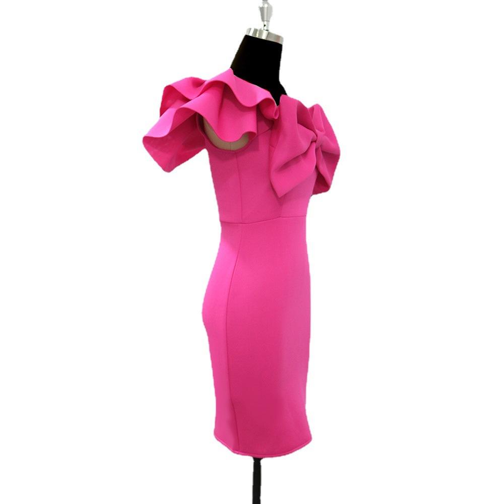 One Shoudler Sexy Mini Dresses-STYLEGOING