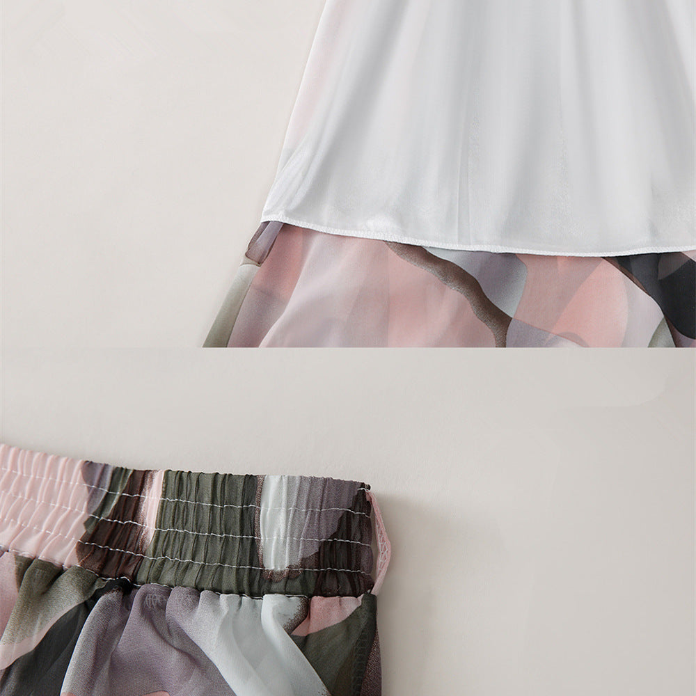 Casual Summer Chiffon Skirts for Women