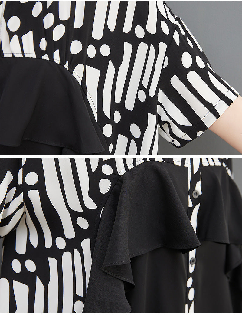Casual Summer Chiffon Plus Sizes Long Cozy Dresses