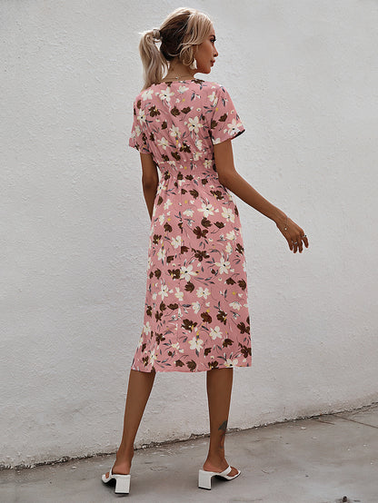 Summer Daily Short Sleeves Sun Dresses