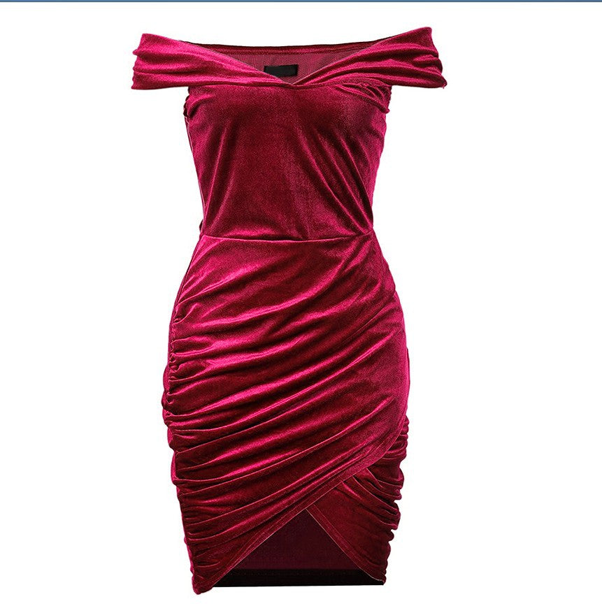 Sexy Off The Shoulder Women Mini Party Dresses