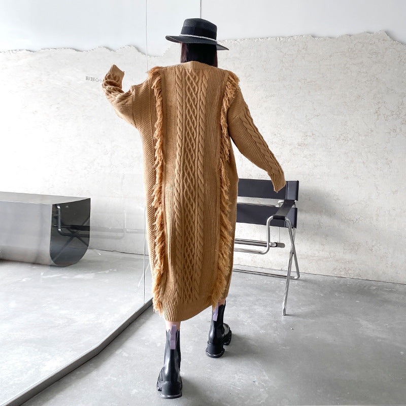 Fashion Winter Knitting Long Dresses