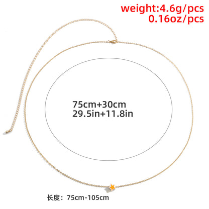 Summer Beach Star Design Metal Waist Chains