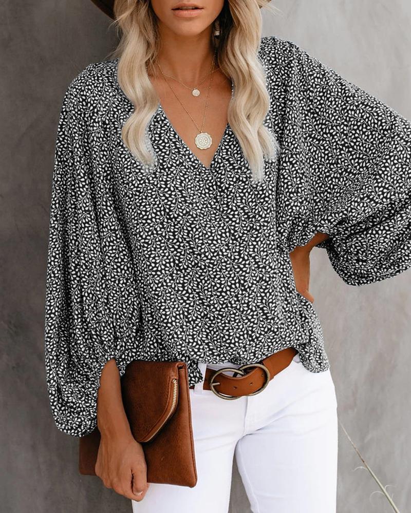 Women V Neck Shirts Blouses Tops-STYLEGOING