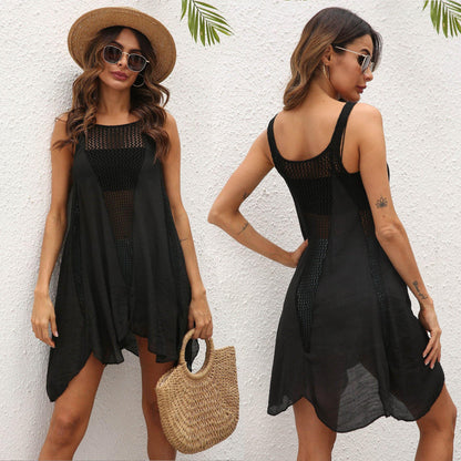 Women Irregular Summer Beach Cover Ups-STYLEGOING