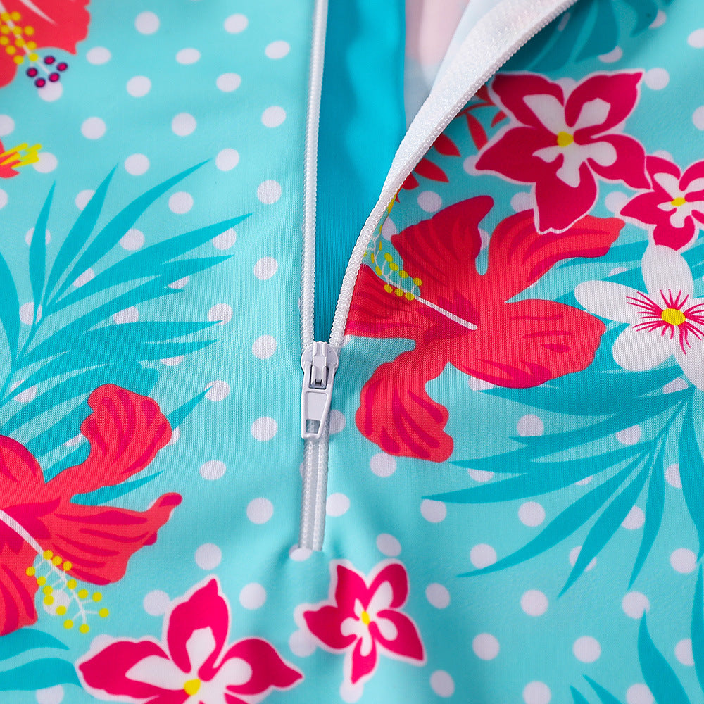 Long Sleeves Summer Beach Swimsuits for Girls