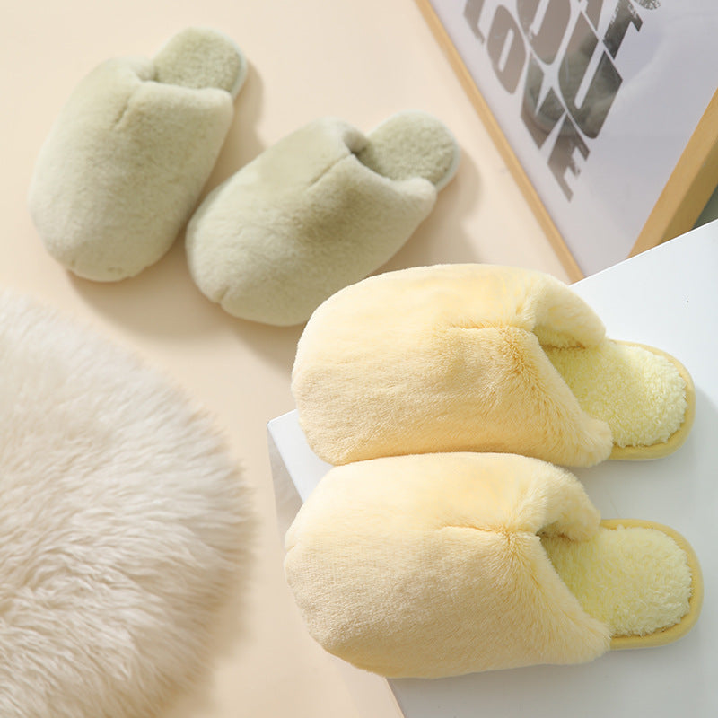 Anti Skip Velvet Plush Winter Slippers