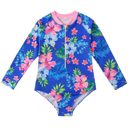 Long Sleeves Summer Beach Swimsuits for Girls