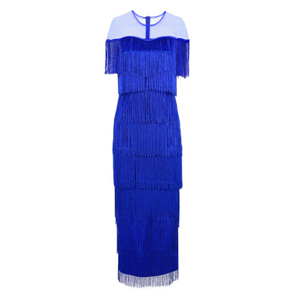 Designed Tassels Plus Sizes Party Dresses