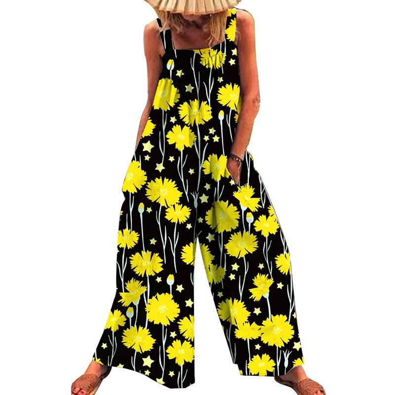 Summer Plus Sizes Women Leisure Rompers-STYLEGOING