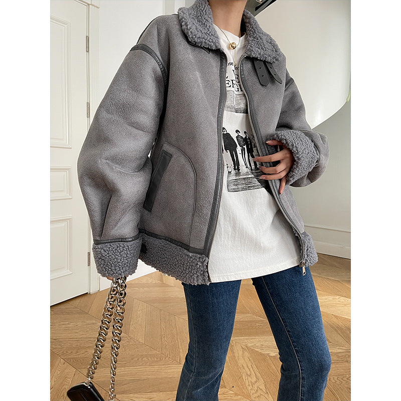 Vintage Stand Collar Short Winter Jacket Coats for Women