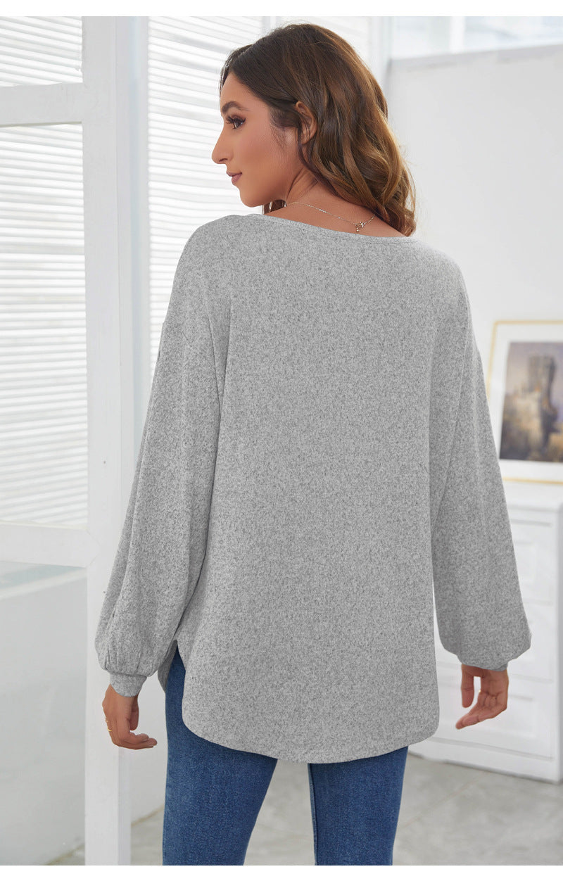 Casual Women Long Sleeves T Shirts