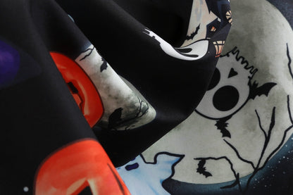 Vintage Pumpkin Skeleton Print Dresses-STYLEGOING