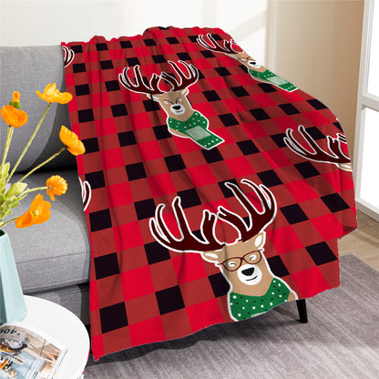 Merry Christmas Soft Fleece Throw Blankets