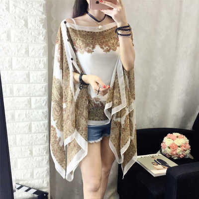 Summer Chiffon Women Cape Covers