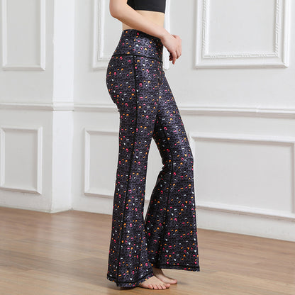 Casual High Waist Trumpet Yoga Pants for Women