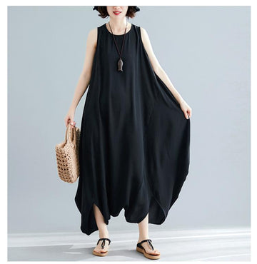 Summer Haren Wide Loose Plus Size Jumpsuits-STYLEGOING