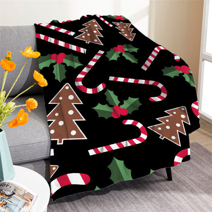 Merry Christmas Soft Fleece Throw Blankets