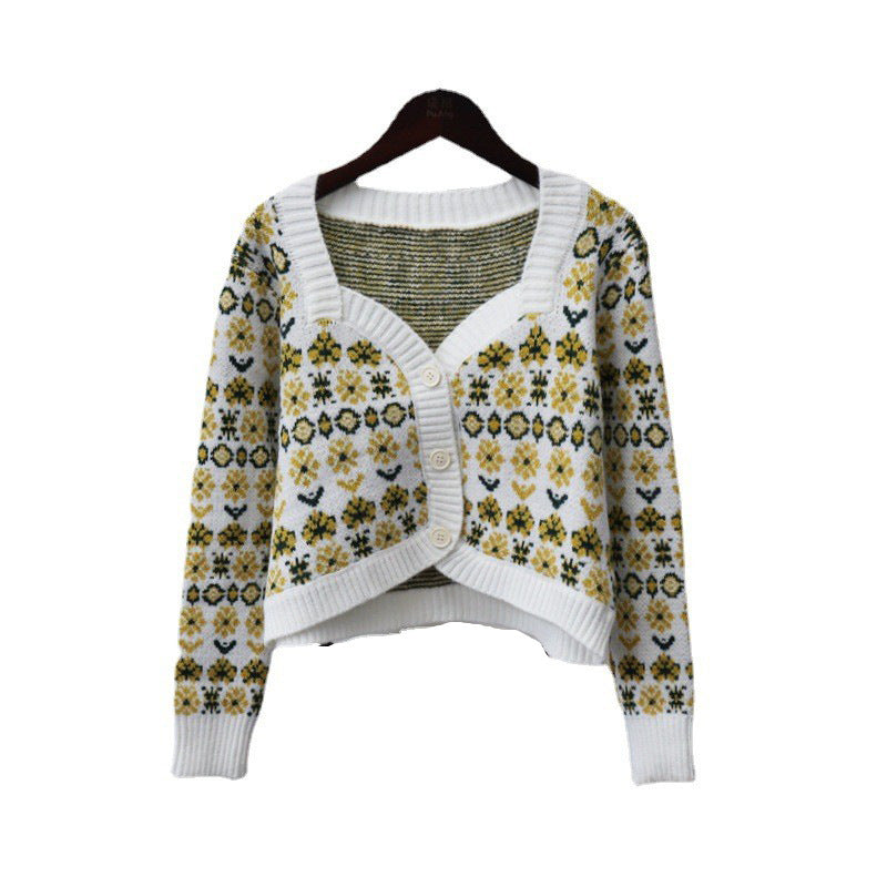Vintage Designed Knitted Cardigan Sweaters